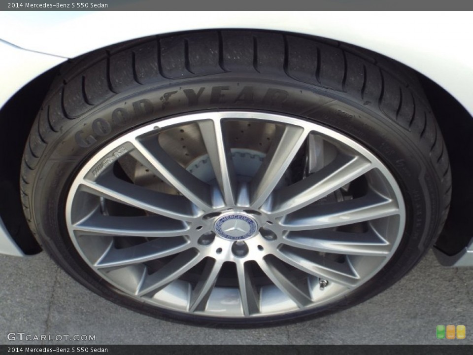 2014 Mercedes-Benz S 550 Sedan Wheel and Tire Photo #87671792