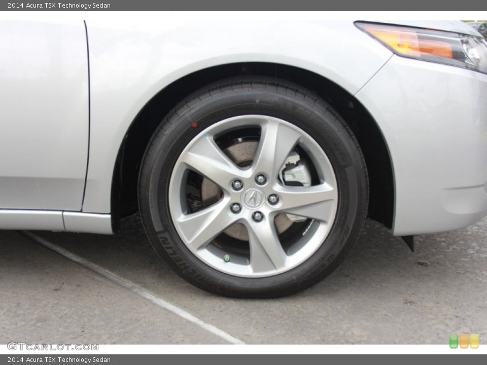 2014 Acura TSX Technology Sedan Wheel and Tire Photo #87673706