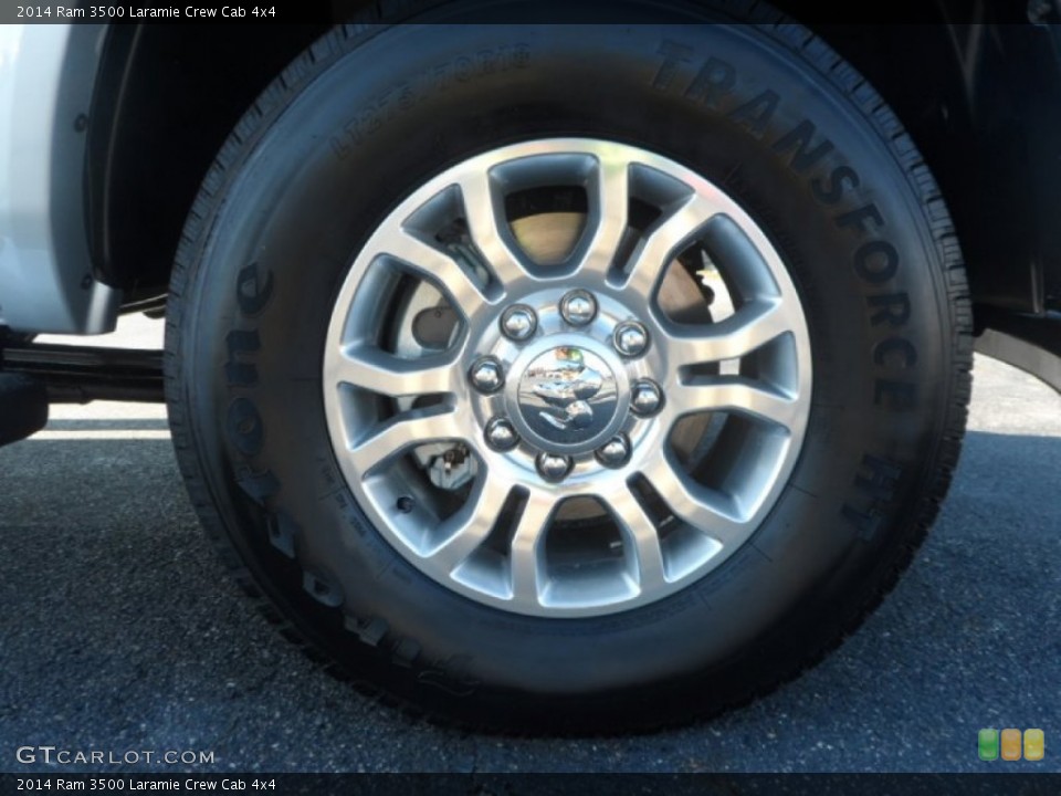 2014 Ram 3500 Laramie Crew Cab 4x4 Wheel and Tire Photo #87675860