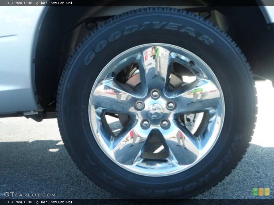 2014 Ram 1500 Big Horn Crew Cab 4x4 Wheel and Tire Photo #87676703