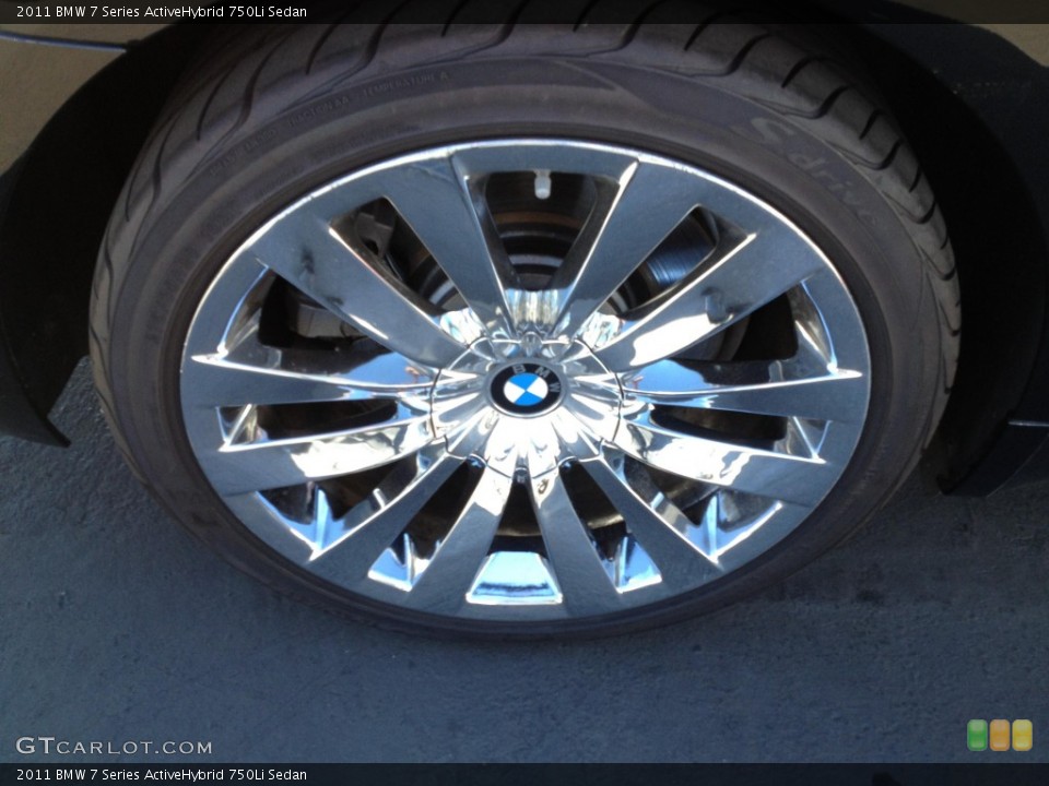 2011 BMW 7 Series ActiveHybrid 750Li Sedan Wheel and Tire Photo #87686969