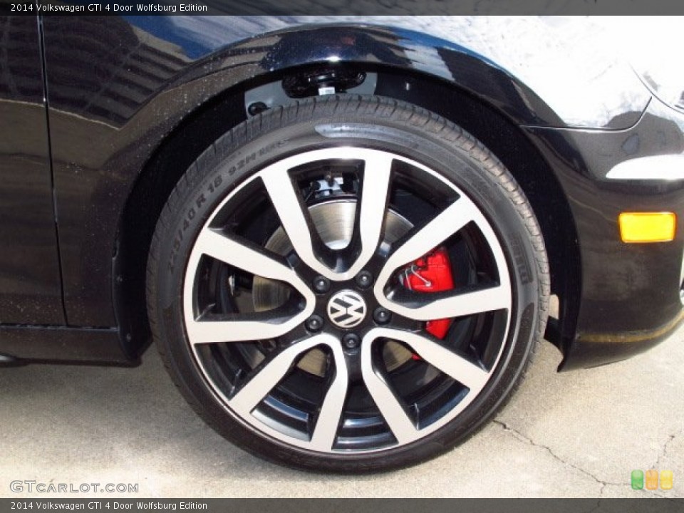 2014 Volkswagen GTI 4 Door Wolfsburg Edition Wheel and Tire Photo #87688482