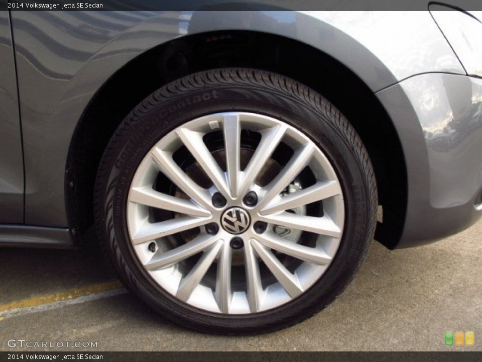 2014 Volkswagen Jetta SE Sedan Wheel and Tire Photo #87689939