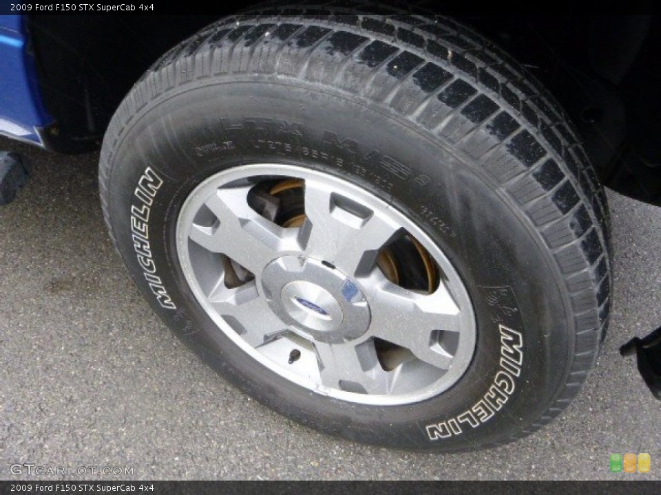 2009 Ford F150 STX SuperCab 4x4 Wheel and Tire Photo #87697598