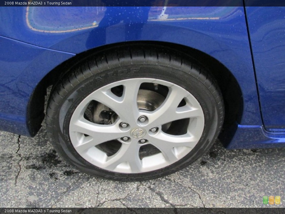 2008 Mazda MAZDA3 s Touring Sedan Wheel and Tire Photo #87708635