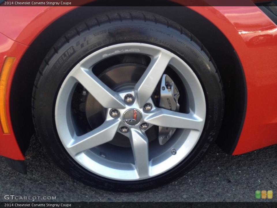 2014 Chevrolet Corvette Stingray Coupe Wheel and Tire Photo #87719097