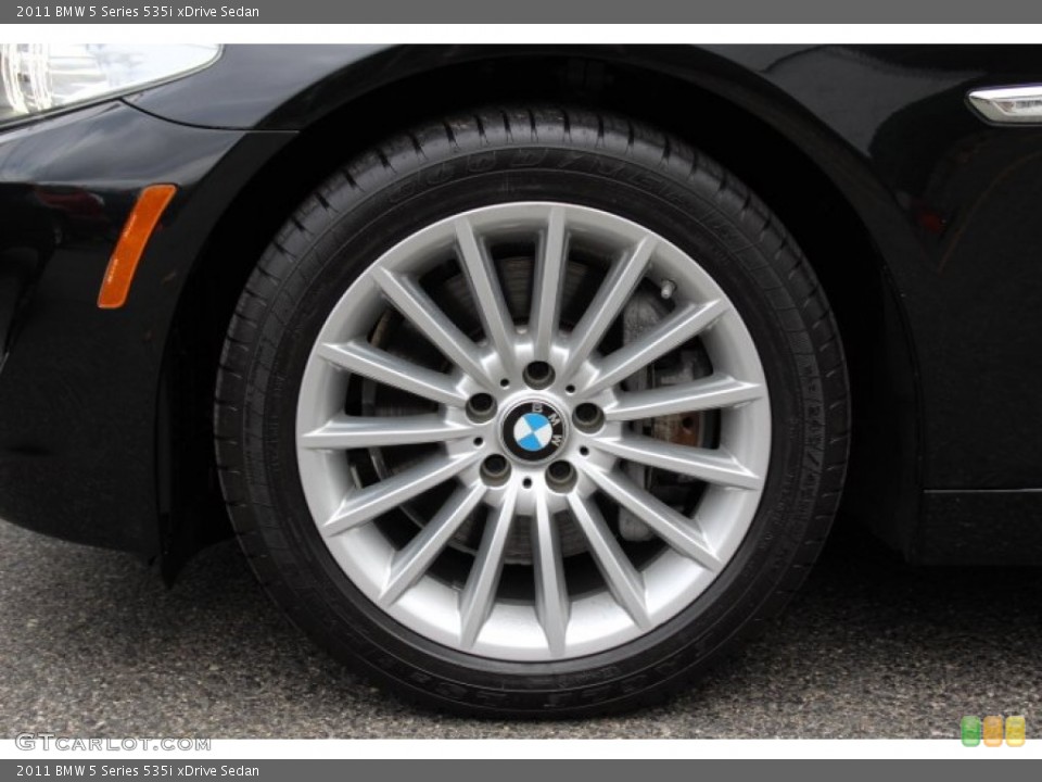 2011 BMW 5 Series 535i xDrive Sedan Wheel and Tire Photo #87721968