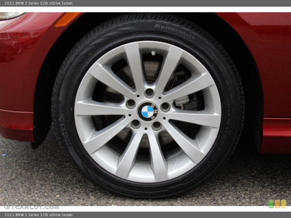 2011 BMW 3 Series 328i xDrive Sedan Wheel and Tire Photo #87722724
