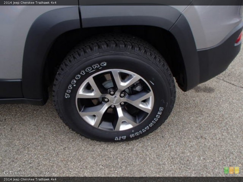 2014 Jeep Cherokee Trailhawk 4x4 Wheel and Tire Photo #87731763