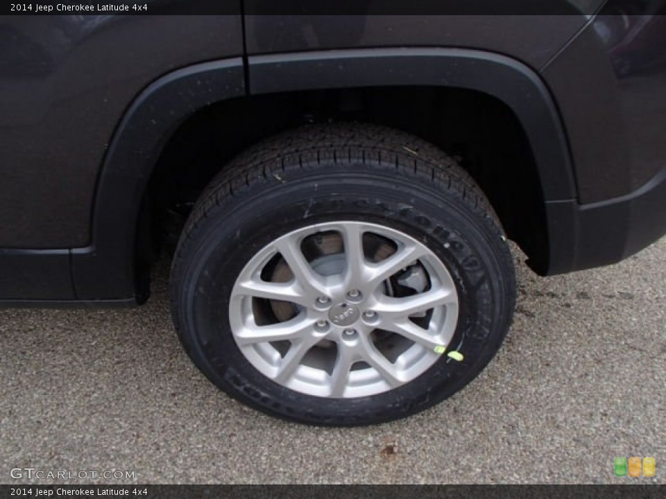 2014 Jeep Cherokee Latitude 4x4 Wheel and Tire Photo #87733086