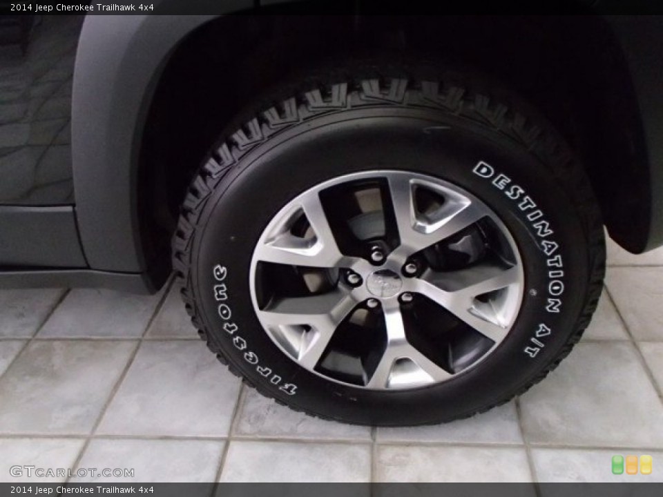 2014 Jeep Cherokee Trailhawk 4x4 Wheel and Tire Photo #87733526