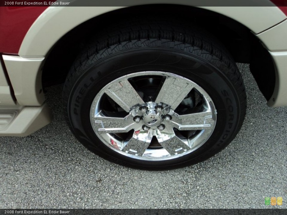 2008 Ford Expedition EL Eddie Bauer Wheel and Tire Photo #87741450