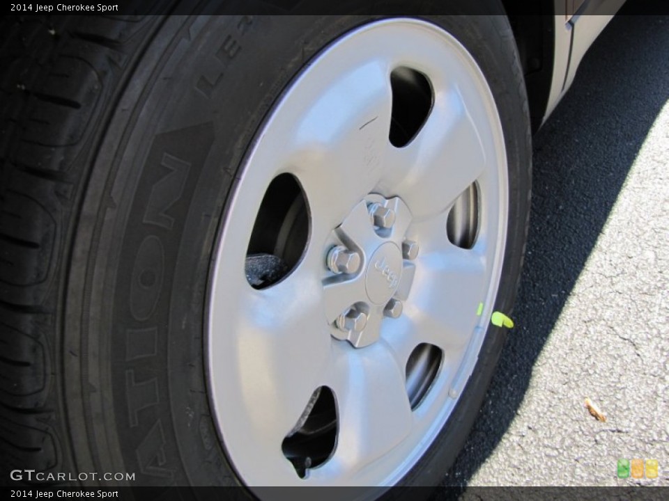 2014 Jeep Cherokee Sport Wheel and Tire Photo #87743385