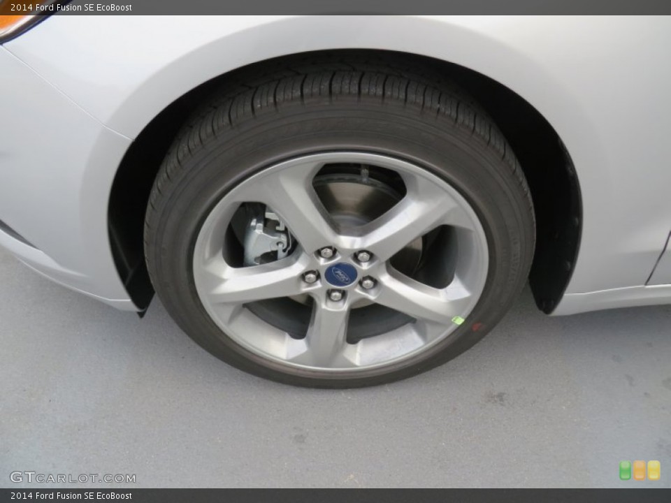 2014 Ford Fusion SE EcoBoost Wheel and Tire Photo #87744774