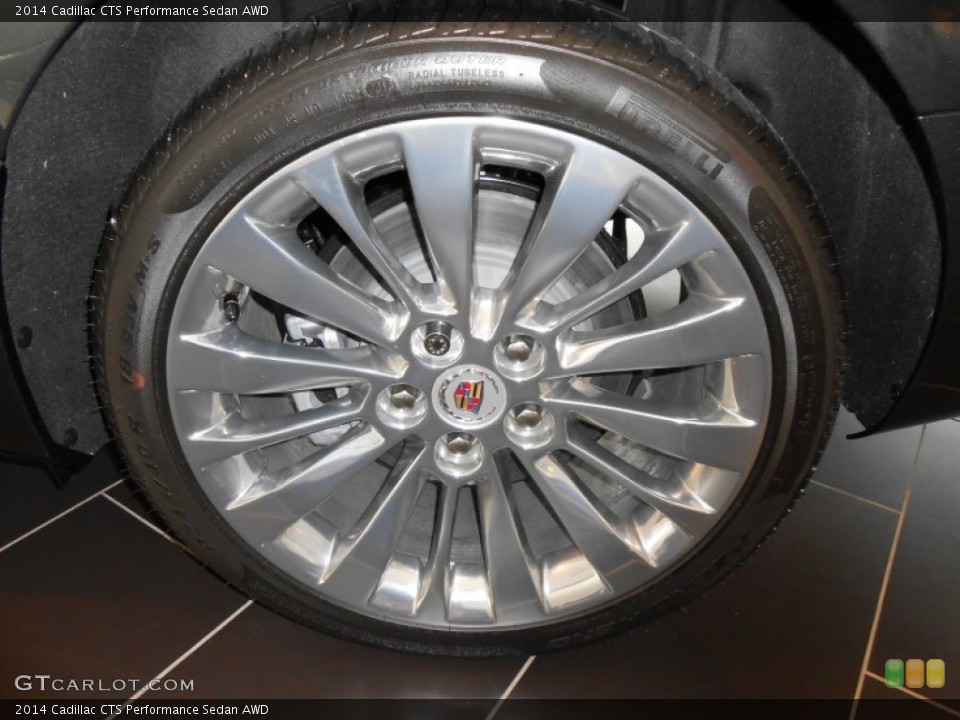 2014 Cadillac CTS Performance Sedan AWD Wheel and Tire Photo #87752904