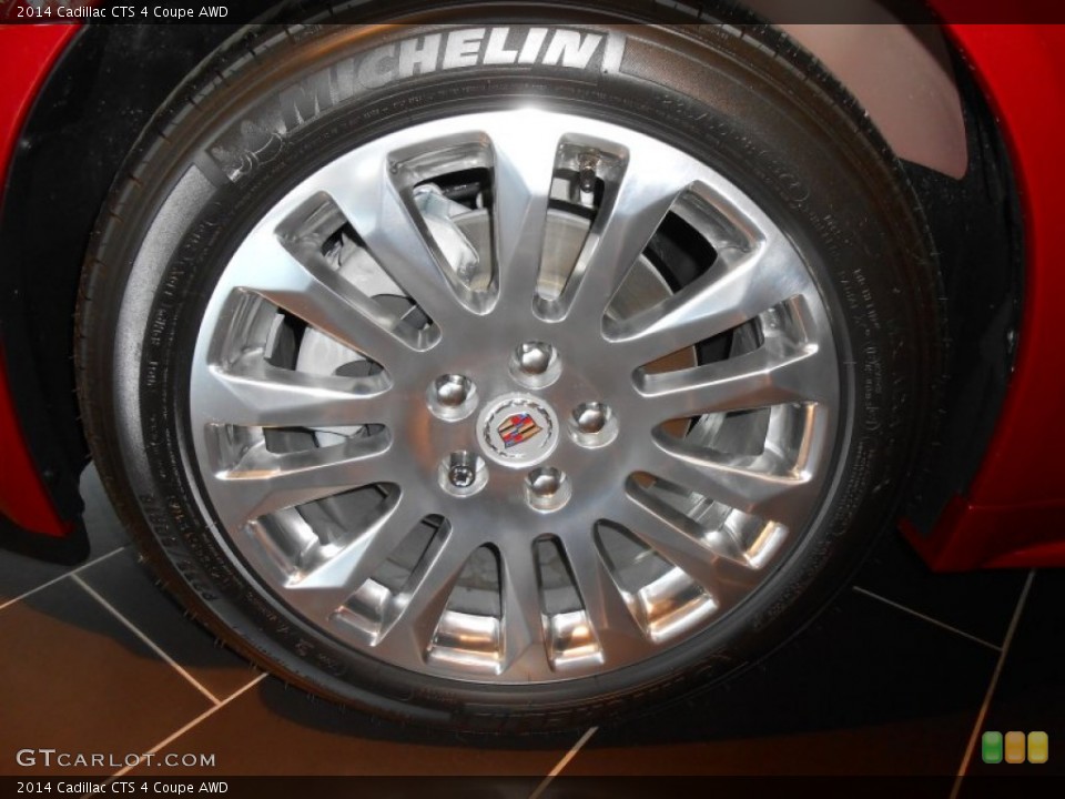 2014 Cadillac CTS 4 Coupe AWD Wheel and Tire Photo #87753135