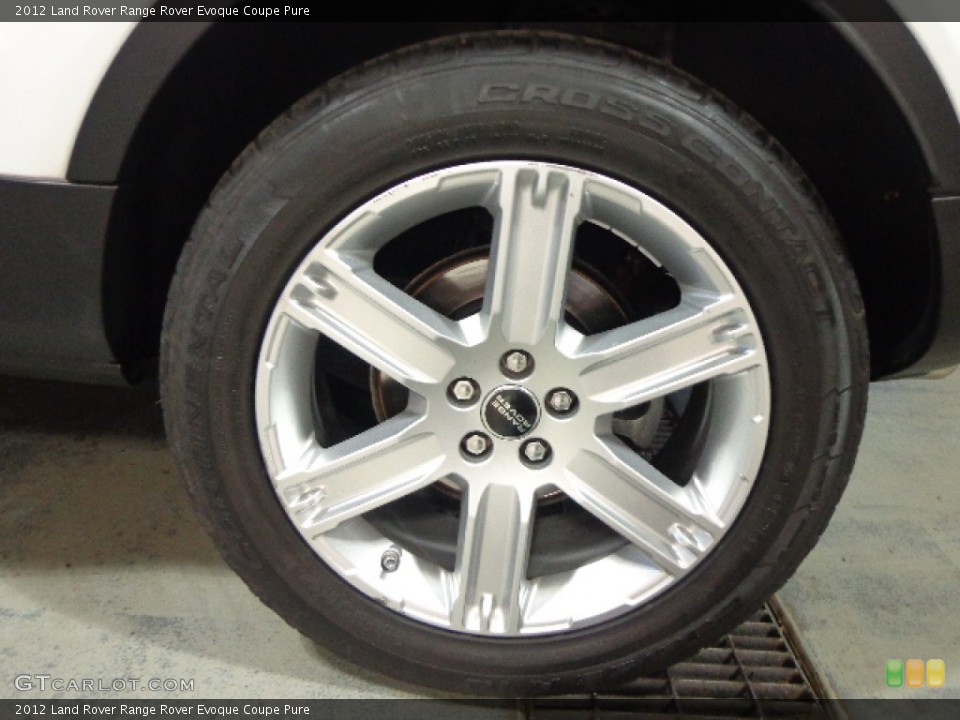 2012 Land Rover Range Rover Evoque Coupe Pure Wheel and Tire Photo #87767831