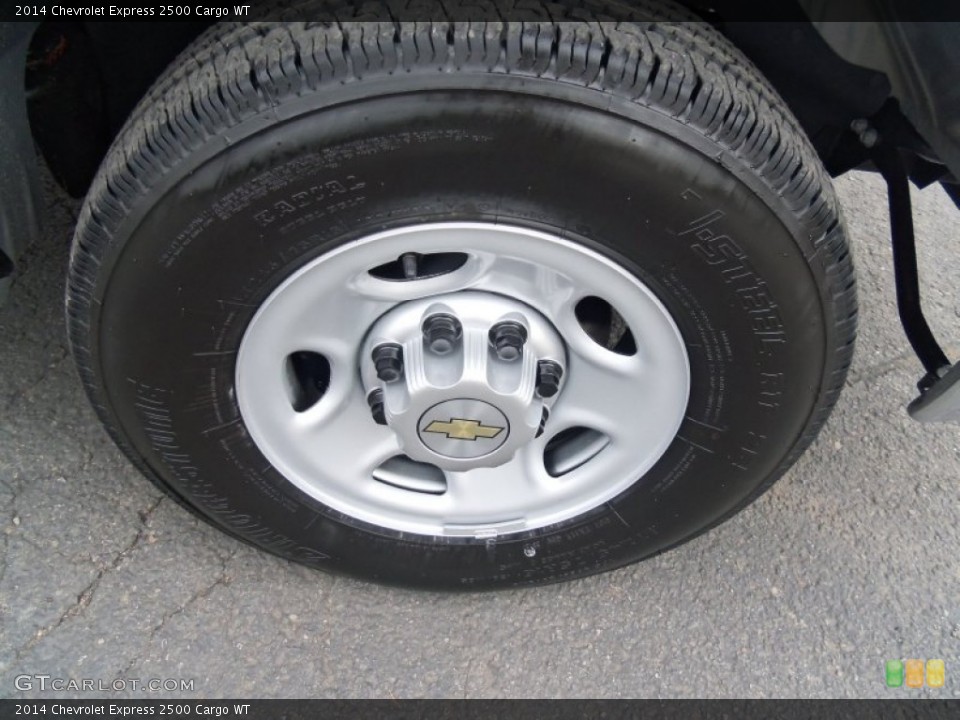 2014 Chevrolet Express 2500 Cargo WT Wheel and Tire Photo #87768302