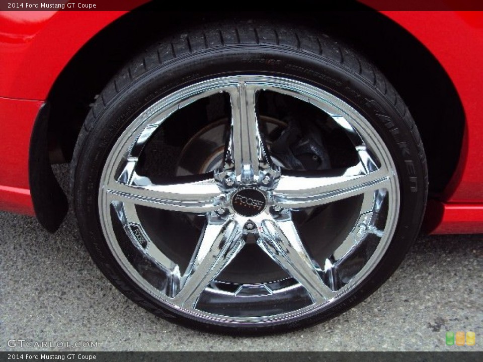 2014 Ford Mustang Custom Wheel and Tire Photo #87783137