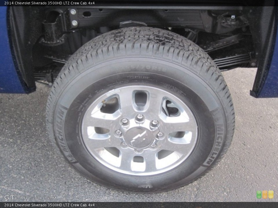 2014 Chevrolet Silverado 3500HD LTZ Crew Cab 4x4 Wheel and Tire Photo #87795415