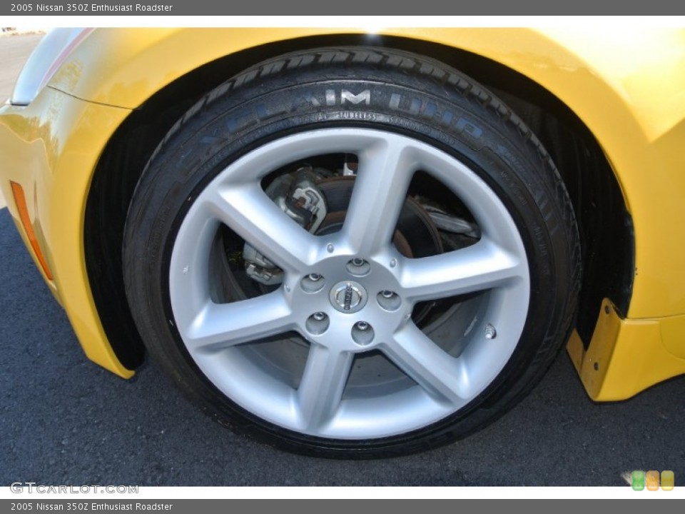 2005 Nissan 350Z Enthusiast Roadster Wheel and Tire Photo #87799879