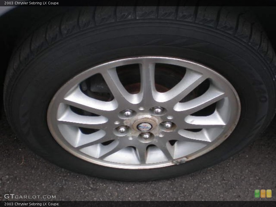 2003 Chrysler Sebring LX Coupe Wheel and Tire Photo #87801709