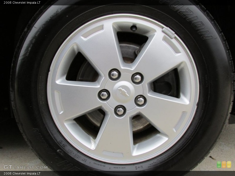 2008 Chevrolet Impala LT Wheel and Tire Photo #87806146