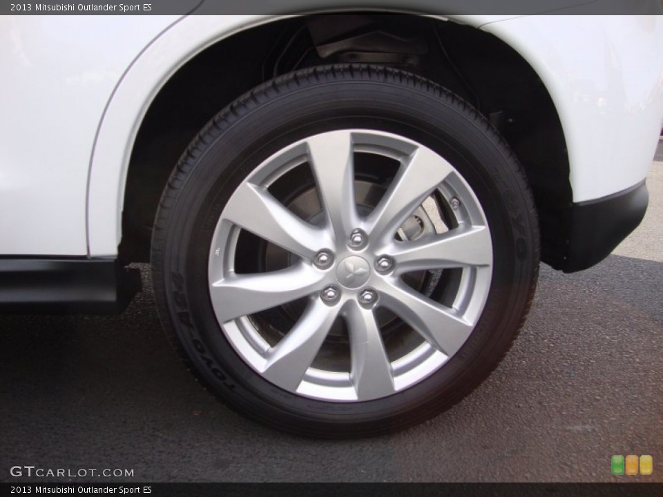 2013 Mitsubishi Outlander Sport ES Wheel and Tire Photo #87824723