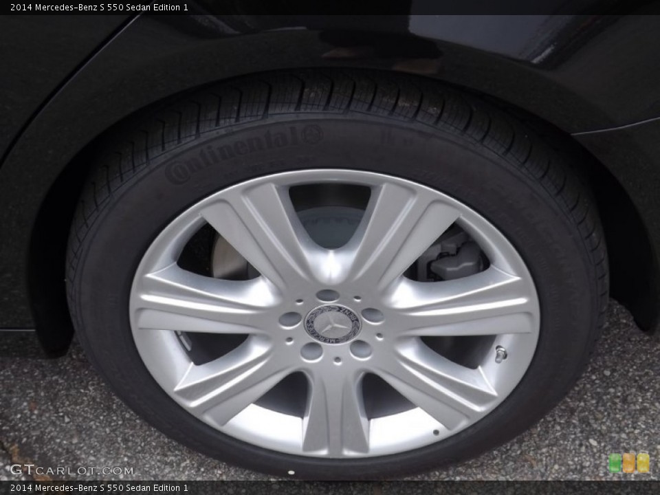 2014 Mercedes-Benz S 550 Sedan Edition 1 Wheel and Tire Photo #87838901