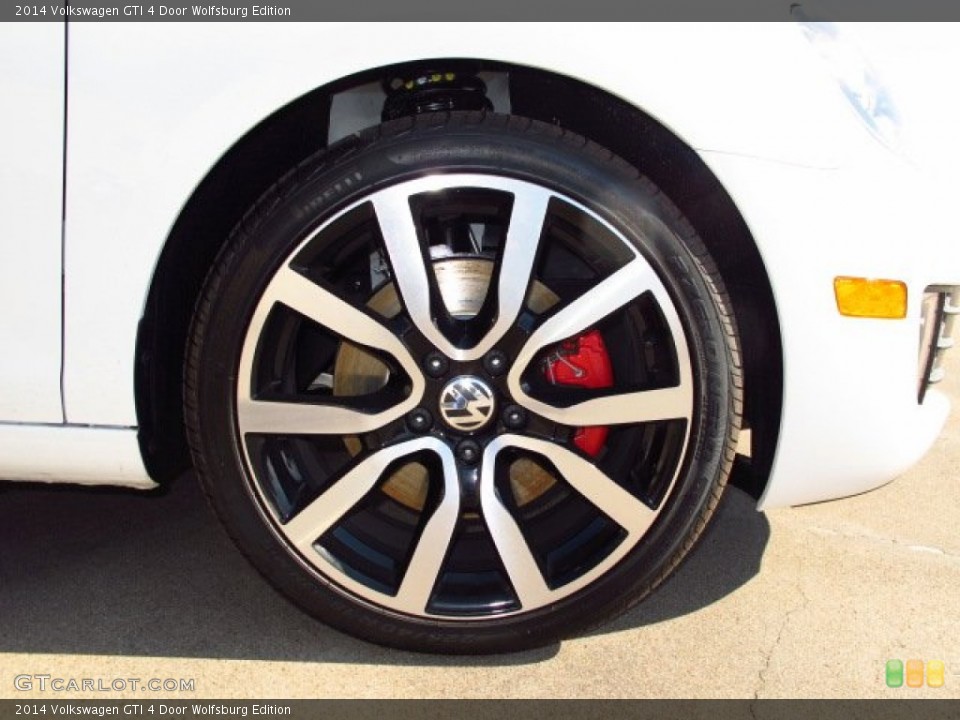 2014 Volkswagen GTI 4 Door Wolfsburg Edition Wheel and Tire Photo #87846296