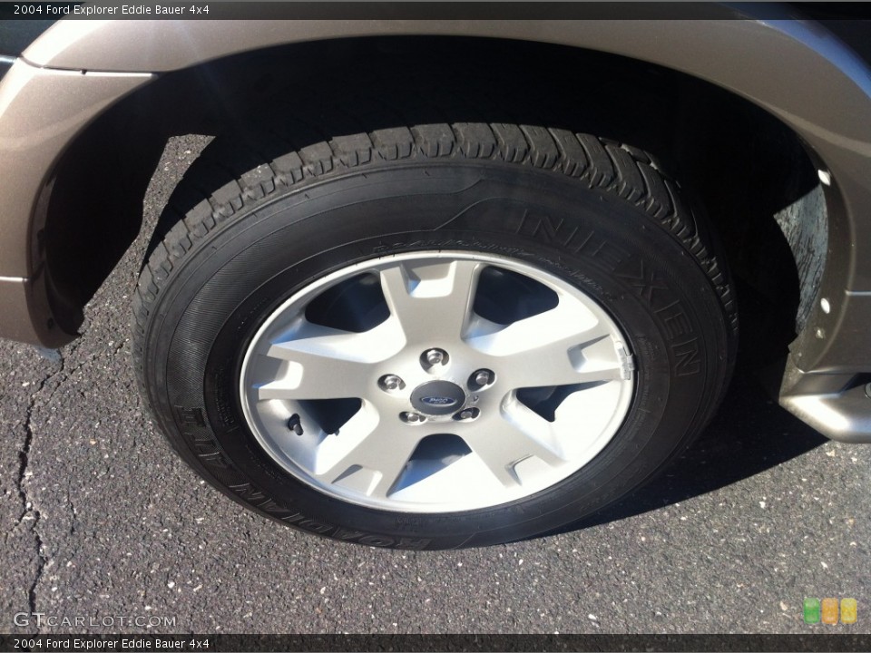 2004 Ford Explorer Eddie Bauer 4x4 Wheel and Tire Photo #87858898