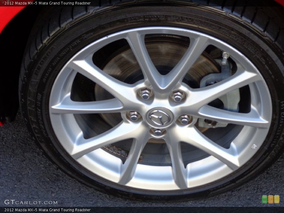 2012 Mazda MX-5 Miata Grand Touring Roadster Wheel and Tire Photo #87869383