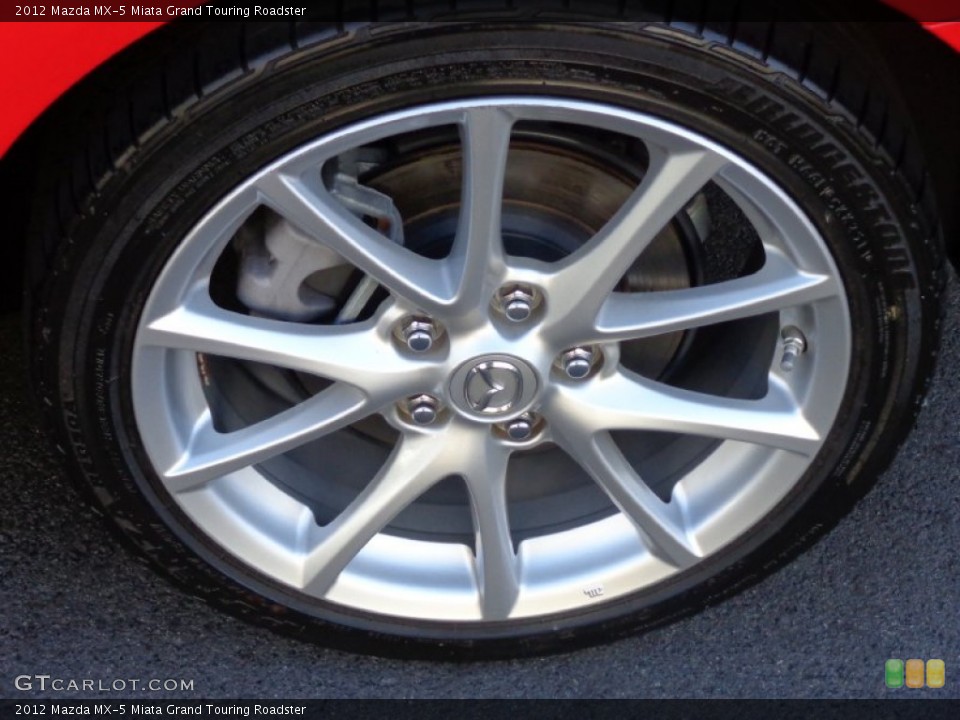 2012 Mazda MX-5 Miata Grand Touring Roadster Wheel and Tire Photo #87869404