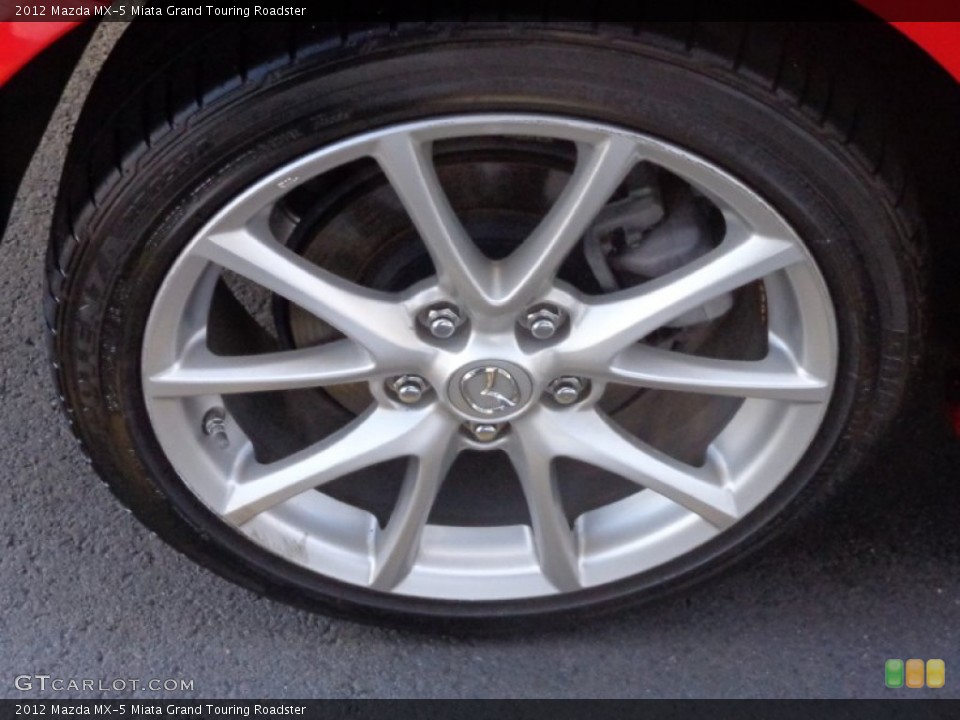 2012 Mazda MX-5 Miata Grand Touring Roadster Wheel and Tire Photo #87869425