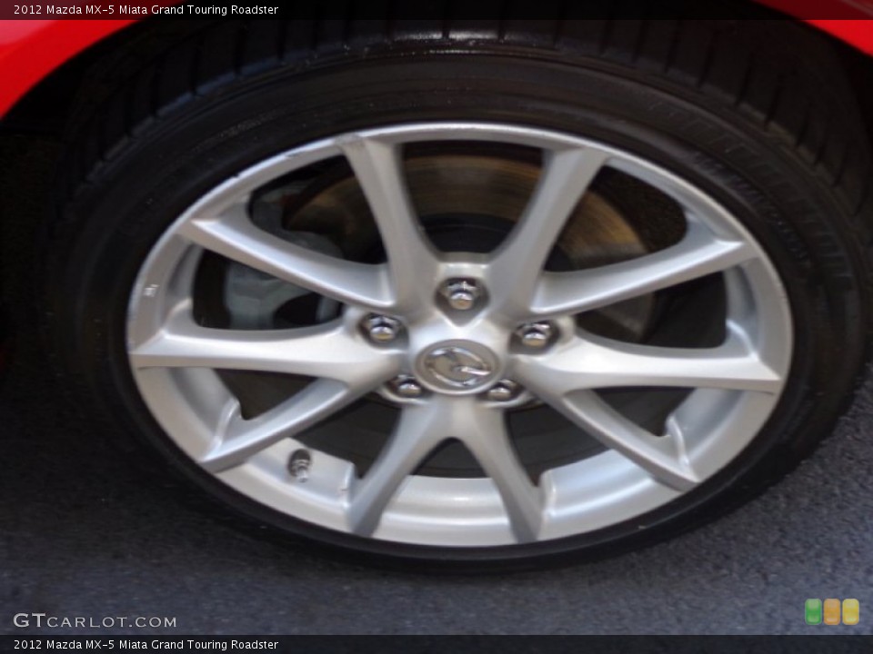 2012 Mazda MX-5 Miata Grand Touring Roadster Wheel and Tire Photo #87869449