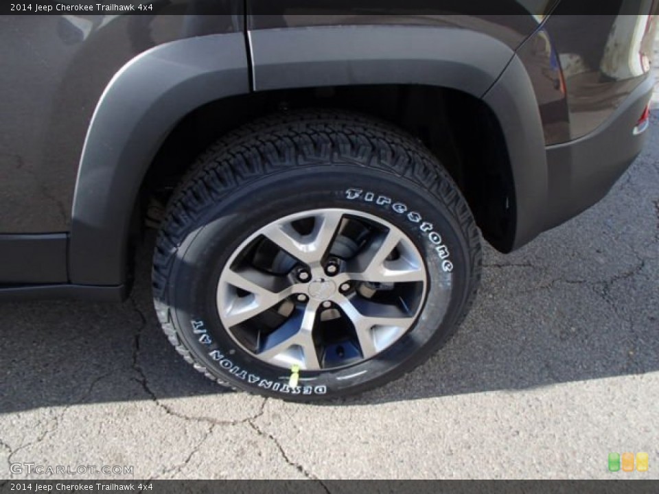 2014 Jeep Cherokee Trailhawk 4x4 Wheel and Tire Photo #87882001