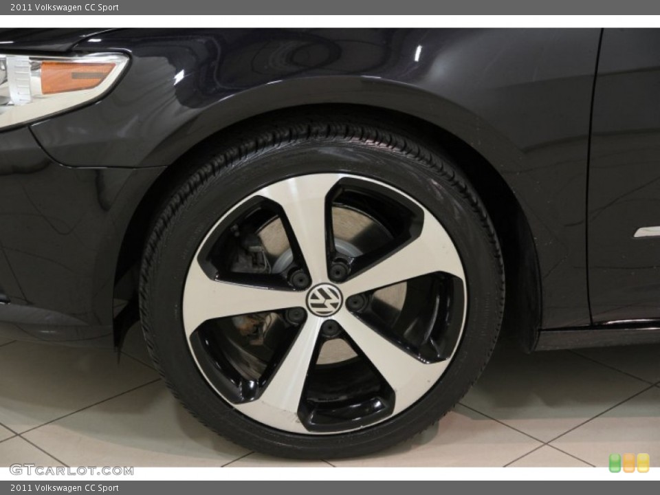 2011 Volkswagen CC Sport Wheel and Tire Photo #87890539