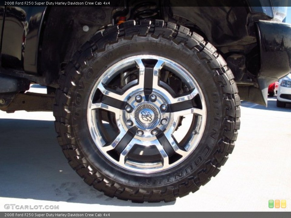 2008 Ford F250 Super Duty Harley Davidson Crew Cab 4x4 Wheel and Tire Photo #87896005