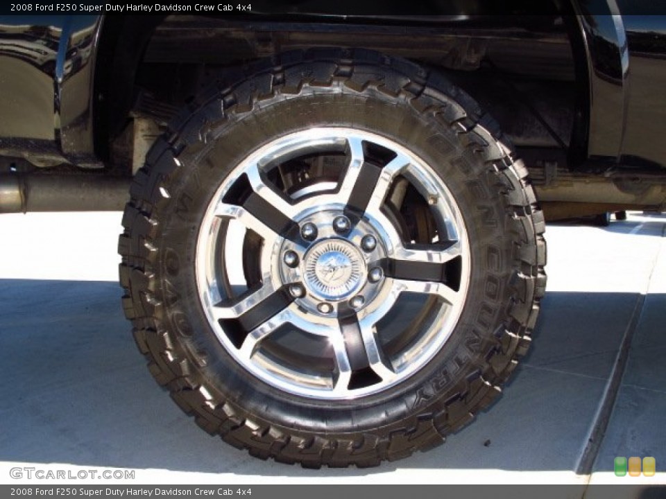 2008 Ford F250 Super Duty Harley Davidson Crew Cab 4x4 Wheel and Tire Photo #87896023