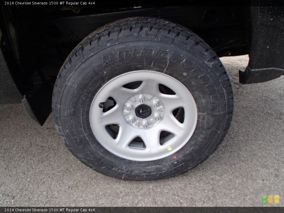 2014 Chevrolet Silverado 1500 WT Regular Cab 4x4 Wheel and Tire Photo #87912960