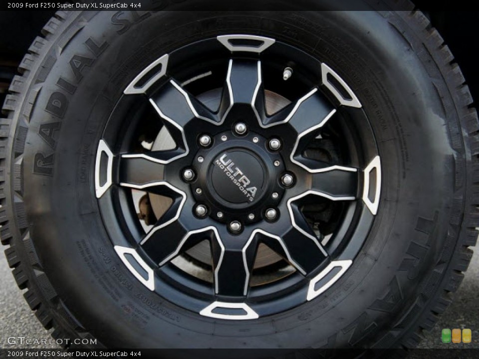 2009 Ford F250 Super Duty Custom Wheel and Tire Photo #87917262