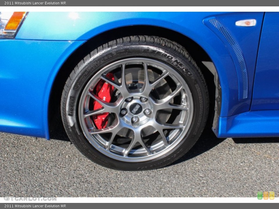 2011 Mitsubishi Lancer Evolution MR Wheel and Tire Photo #87918873