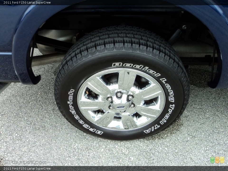 2011 Ford F150 Lariat SuperCrew Wheel and Tire Photo #87919203
