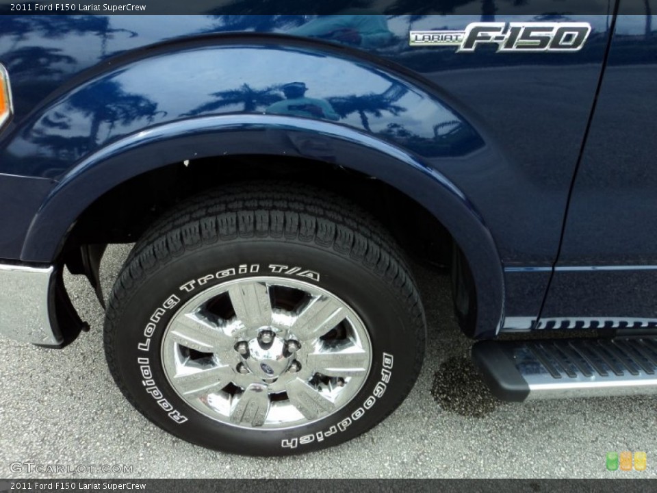 2011 Ford F150 Lariat SuperCrew Wheel and Tire Photo #87919389