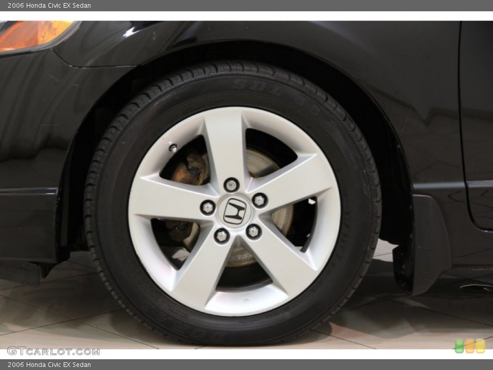 2006 Honda Civic EX Sedan Wheel and Tire Photo #87923133