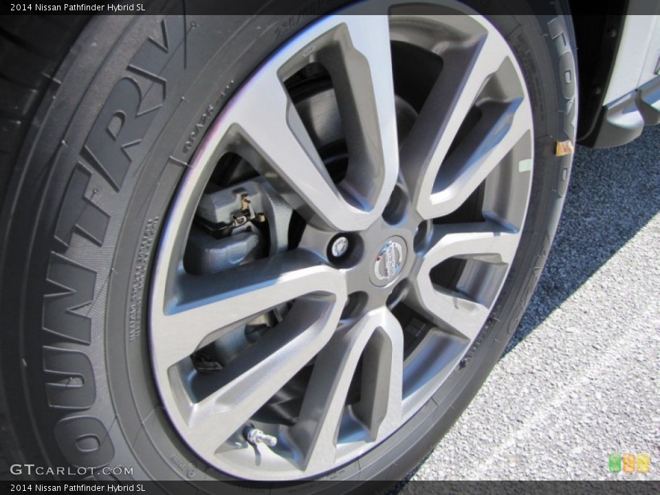 2014 Nissan Pathfinder Hybrid SL Wheel and Tire Photo #87931074