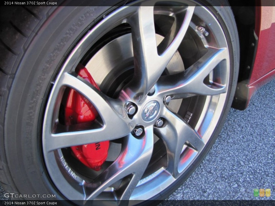 2014 Nissan 370Z Sport Coupe Wheel and Tire Photo #87931539