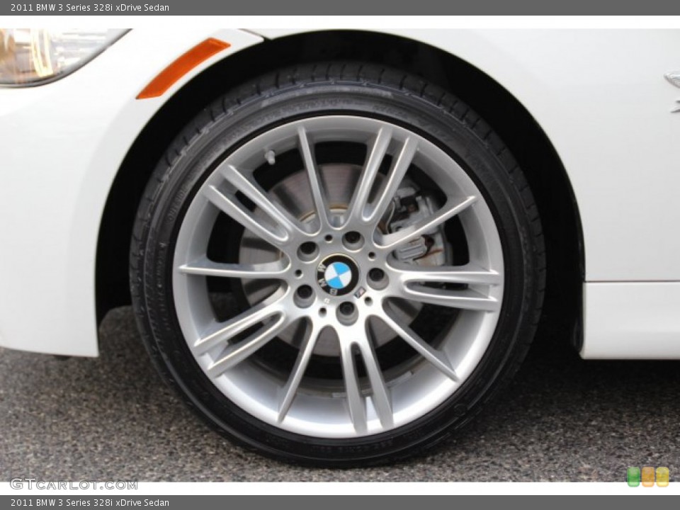 2011 BMW 3 Series 328i xDrive Sedan Wheel and Tire Photo #87942858