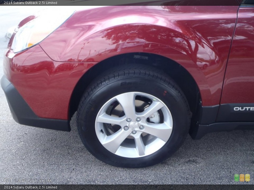 2014 Subaru Outback 2.5i Limited Wheel and Tire Photo #87961845