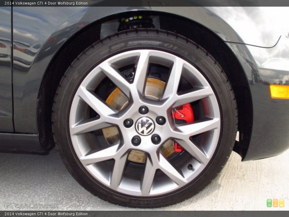 2014 Volkswagen GTI 4 Door Wolfsburg Edition Wheel and Tire Photo #87964235
